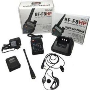 BaoFeng BF-F8HP Dual Band (VHF/UHF) Analog Portable Two-Way Radio Programmed for your Locale